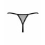 Трусики-стринги Obsessive Novenes crotchless thong, XL/2XL, сетка, стрепы, украшение со стразами, от - [Фото 4]
