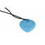 Мини-вибратор «Сердечко» FairyGasm PleasureStone blue, 9 режимов, на шнурке - [Фото 3]
