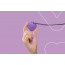 Мини-вибратор «Сердечко» FairyGasm PleasureStone violet, 9 режимов, на шнурке - [Фото 6]