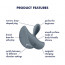 Анальная вибропробка Satisfyer Booty Absolute Beginners 2, для начинающих, вводимая часть 3,5 см - [Фото 5]