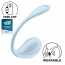 Смарт-виброяйцо Satisfyer Smooth Petal Connect App Light Blue - [Фото 1]