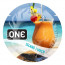 Ароматизированный презерватив ONE FlavorWaves Island Punch, 1 шт, запах тропического коктейля - [Фото 1]