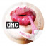 Ароматизированный презерватив ONE FlavorWaves Bubblegum, 1 шт, фиолетовый, запах жевательной резинки - [Фото 1]