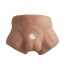 Полуторс с фаллоимитатором на присоске SilexD Apollo S Male Torso Caramel - [Фото 2]