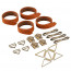 Набор для связывания LOCKINK Hogtie Set - Brown - [Фото 2]