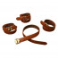 Набор для связывания LOCKINK Hogtie Set - Brown - [Фото 4]