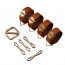 Набор для связывания LOCKINK Hogtie Set - Brown - [Фото 1]