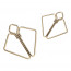 Зажимы для сосков с тяжелой подвеской LOCKINK Nipple Clamps with Heavy Pendant - Golden - [Фото 3]