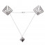 Зажимы для сосков с тяжелой подвеской LOCKINK Adjustable Nipple Clamps with Heavy Pendant - Grey - [Фото 1]