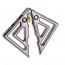 Зажимы для сосков с тяжелой подвеской LOCKINK Adjustable Nipple Clamps with Heavy Pendant - Grey - [Фото 4]