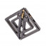 Зажимы для сосков с тяжелой подвеской LOCKINK Adjustable Nipple Clamps with Heavy Pendant - Grey - [Фото 3]