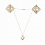 Зажимы для сосков с легкой подвеской LOCKINK Adjustable Nipple Clamps with Light Pendant - Golden - [Фото 1]