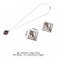Зажимы для сосков с легкой подвеской LOCKINK Adjustable Nipple Clamps with Light Pendant - Grey - [Фото 2]