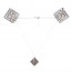 Зажимы для сосков с легкой подвеской LOCKINK Adjustable Nipple Clamps with Light Pendant - Grey - [Фото 1]