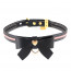 Поводок LOCKINK SEVANDA Love Heart Butterfly Leather Collar Set - Black - [Фото 3]