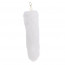 Металлическая анальная пробка Лисий хвост LOCKINK SEVANDA White Fox-Tail Anal Pear-shape Plug - [Фото 3]