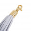 Металлическая анальная пробка Хвост пони LOCKINK SEVANDA White Pony-Tail Anal Pear-shape Plug - [Фото 4]