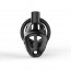 Клетка для пениса LOCKINK SEVANDA Plastic Penis Chastity Cage - Black - [Фото 3]
