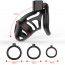 Клетка для пениса LOCKINK SEVANDA Plastic Penis Chastity Cage - Black - [Фото 6]