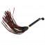Флоггер LOCKINK SEVANDA Red & Black Braided Tail Flogger - [Фото 3]