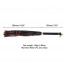 Флоггер LOCKINK SEVANDA Red & Black Braided Tail Flogger - [Фото 6]