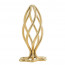 Анальная пробка LOCKINK SEVANDA Hollow Spiral Golden Metal Anal Plug - S size - [Фото 1]