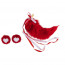 Анальная пробка с хвостом лисицы LOCKINK SEVANDA Red Vixen Set with Pear-shape Plug - [Фото 1]