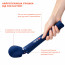 Вибромассажер Fun Factory VIM Vibrating Wand midnight blue, супермощный и легкий, до 6 часов работы - [Фото 4]