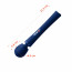 Вибромассажер Fun Factory VIM Vibrating Wand midnight blue, супермощный и легкий, до 6 часов работы - [Фото 2]