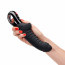 Вибратор для точки G Fun Factory TIGER black, ребристый, подходит для анальной стимуляции - [Фото 4]
