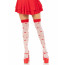 Чулки Leg Avenue Polka Dot Mushroom Thigh Highs One Size - [Фото 1]