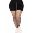 Чулки Leg Avenue Industrial Net footless tights Black 1X/2X - [Фото 3]