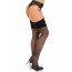 Чулки Leg Avenue Wide Top Rhinestone Sheer Stockings Black One Size - [Фото 2]