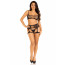 Комплект Leg Avenue Top and garter harness Black One Size - [Фото 5]