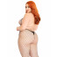 Бодистокинг Leg Avenue Racer neck bodystocking Black Queen Size - [Фото 2]