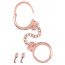 Наручники Fetish Tentation Premium Chick wrist cuffs in rose-gold metal - [Фото 2]