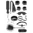 Набор для BDSM Fetish Tentation SM Bondage Box in vegan leather 10pcs - [Фото 1]