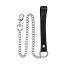 Поводок Fetish Tentation Premium Metal leash with cowhide leather wrist 72 см - [Фото 1]