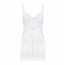 Сорочка Obsessive Amor Blanco underwire chemise & thong white S/M - [Фото 3]