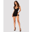 Сорочка Obsessive Bellastia chemise & thong XL/2XL - [Фото 1]