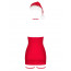 Сорочка Obsessive Kissmas chemise red 2XL/3XL - [Фото 4]