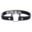 Чокер Master Series Kinky Kitty Ring Slim Choker - Black - [Фото 1]