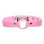 Чокер Master Series Kinky Kitty Ring Slim Choker - Pink - [Фото 1]