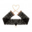 Кружевные наручники и воротник Rosy Gold - Lace Cuffs and Collar - Black - [Фото 5]