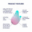 Вакуумный клиторальный стимулятор с вибрацией Satisfyer Mermaid Vibes Mint/Pink, 2 мотора - [Фото 4]