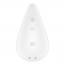 Вибратор для наружной стимуляции Satisfyer Dew Drop White, 2 мотора, 12 режимов, мягкий корпус - [Фото 2]