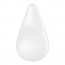 Вибратор для наружной стимуляции Satisfyer Dew Drop White, 2 мотора, 12 режимов, мягкий корпус - [Фото 4]