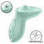 Вибратор для клитора с жемчужной стимуляцией Satisfyer Exciterrr Mint, 2 независимых мотора - [Фото 1]