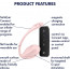 Смарт-виброяйцо Satisfyer Ribbed Petal Connect App Rose, управление со смартфона, пульт ДУ - [Фото 6]