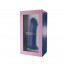 Двухслойный дилдо Adrien Lastic Hitsens 1 Blue, подходит для страпона, диаметр 4,5 см, длина 17,7 см - [Фото 2]